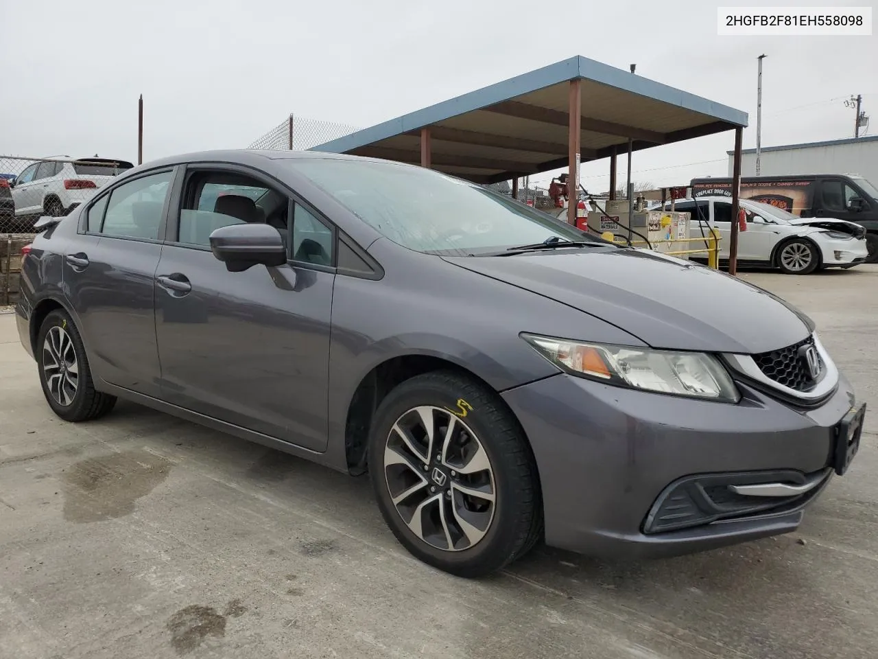 2014 Honda Civic Ex VIN: 2HGFB2F81EH558098 Lot: 78858974