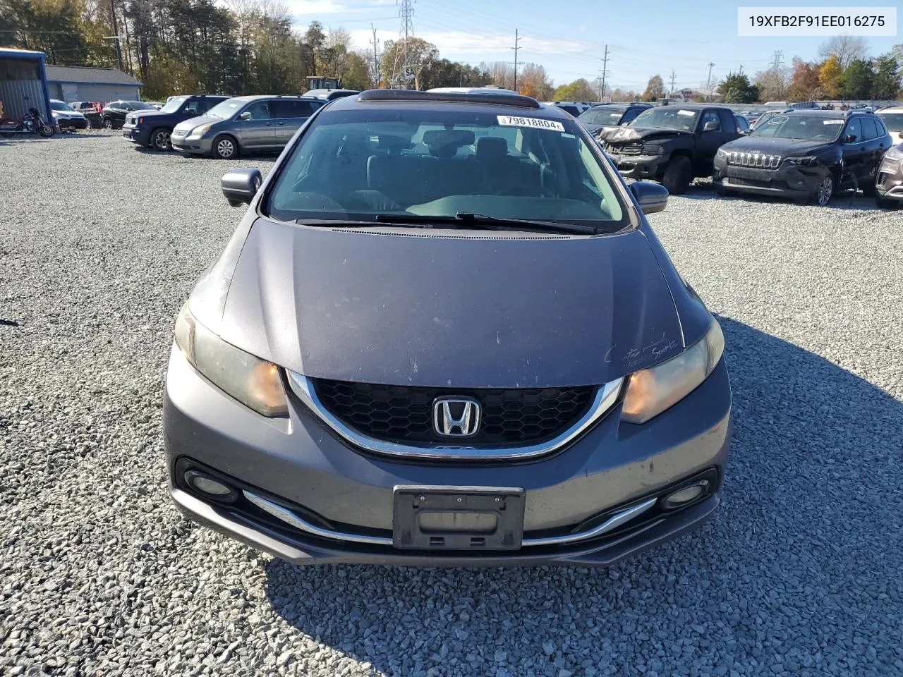 2014 Honda Civic Exl VIN: 19XFB2F91EE016275 Lot: 79818804