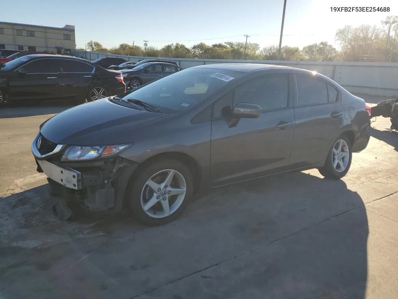 2014 Honda Civic Lx VIN: 19XFB2F53EE254688 Lot: 80089514