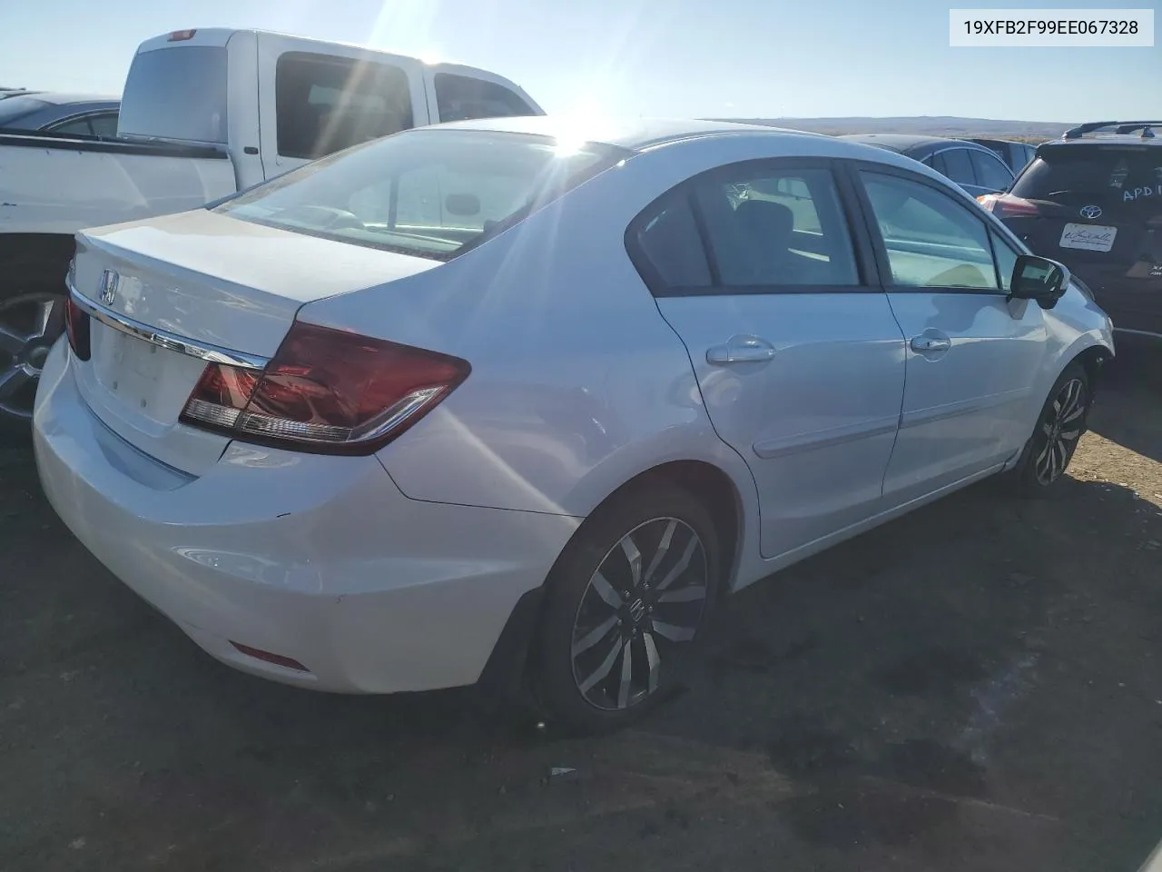 2014 Honda Civic Exl VIN: 19XFB2F99EE067328 Lot: 80106124