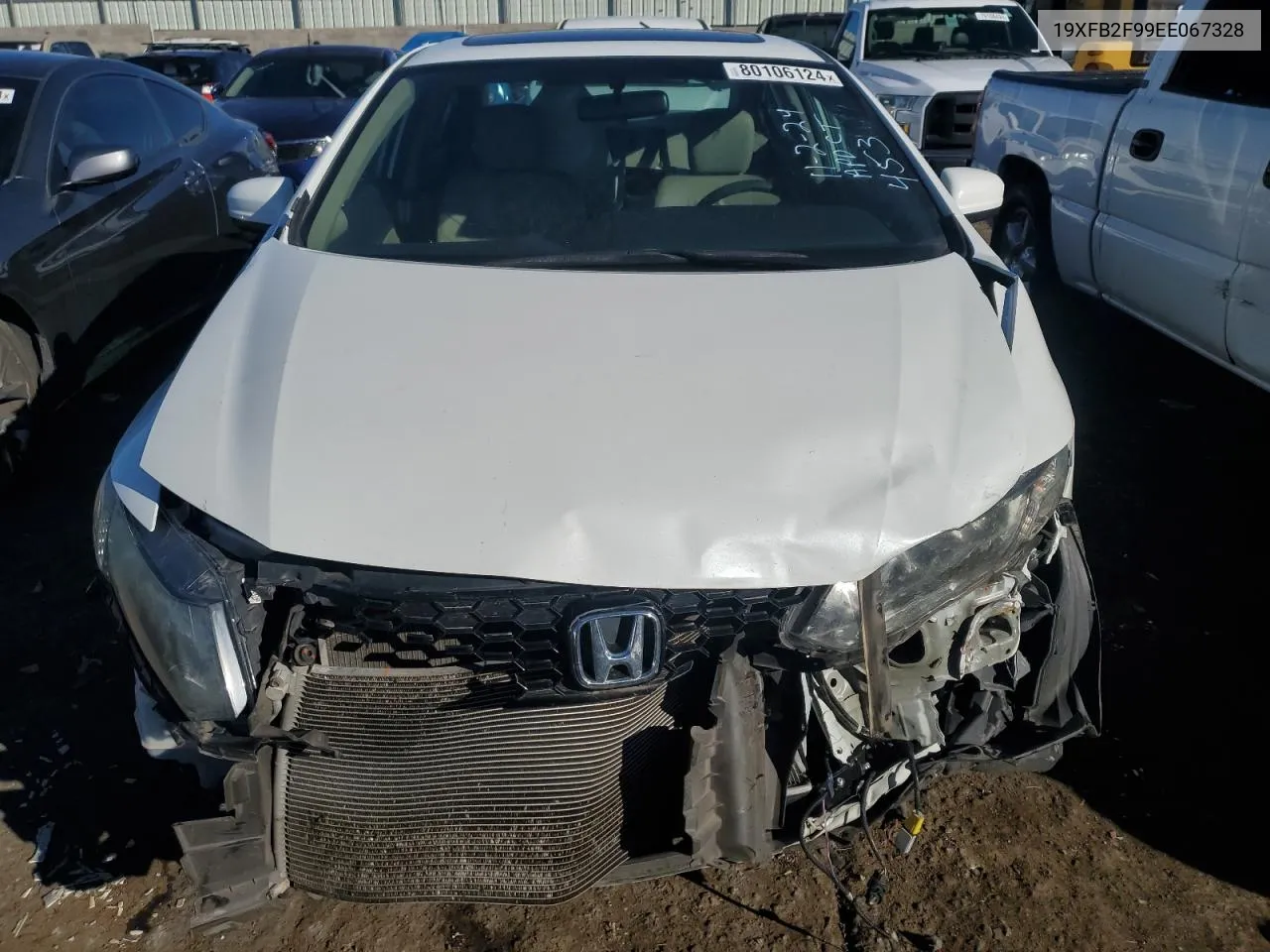 2014 Honda Civic Exl VIN: 19XFB2F99EE067328 Lot: 80106124