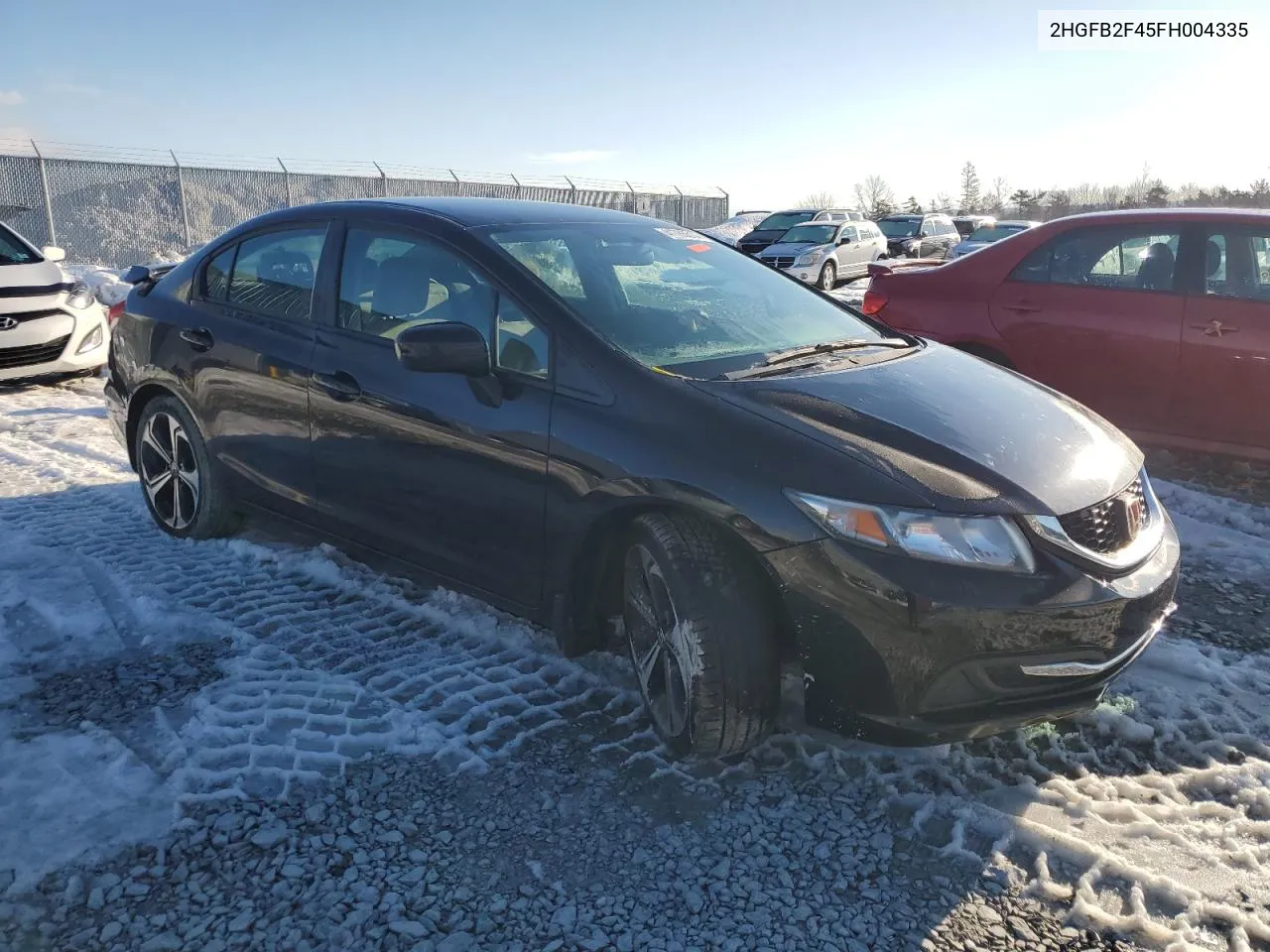 2015 Honda Civic Lx VIN: 2HGFB2F45FH004335 Lot: 41785514