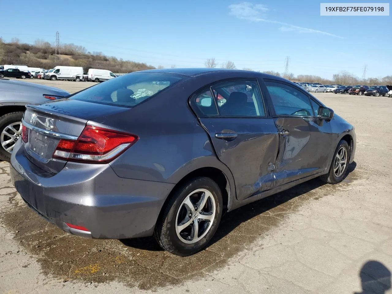 2015 Honda Civic Se VIN: 19XFB2F75FE079198 Lot: 50291314