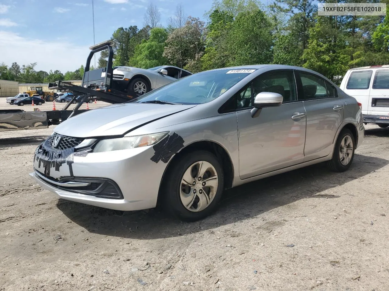 2015 Honda Civic Lx VIN: 19XFB2F58FE102018 Lot: 51381124