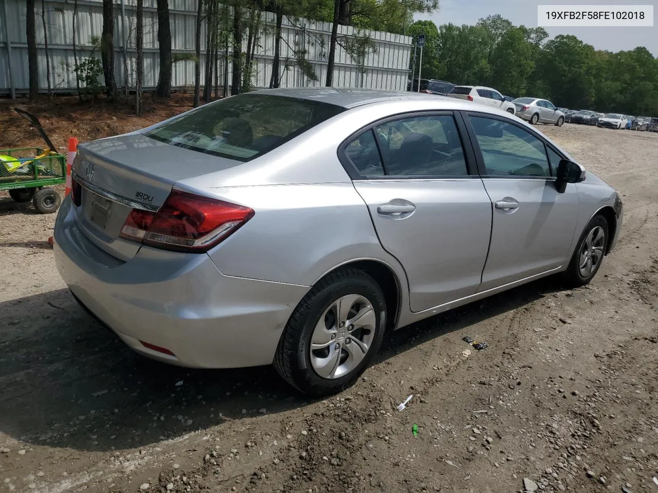 2015 Honda Civic Lx VIN: 19XFB2F58FE102018 Lot: 51381124