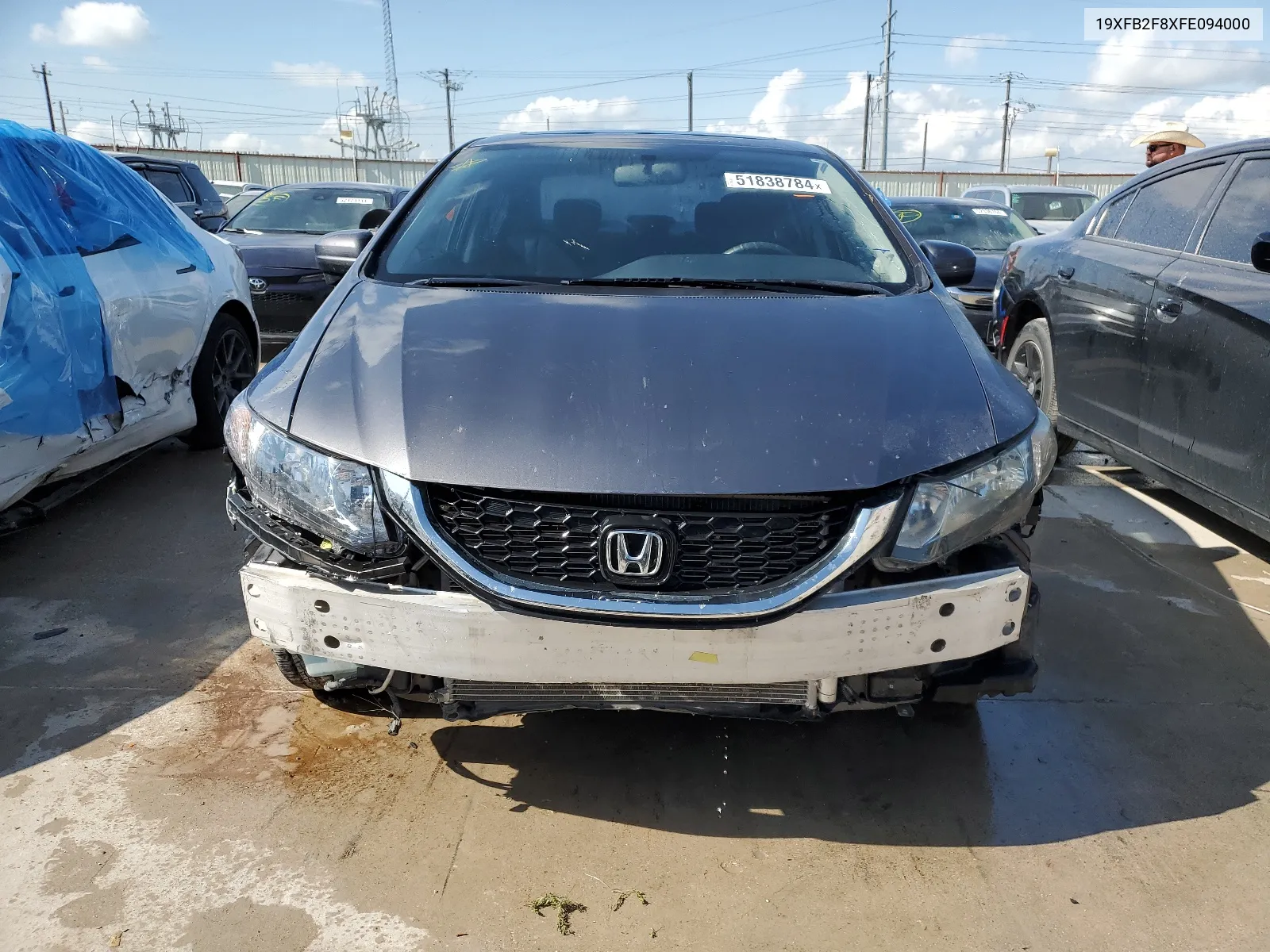 2015 Honda Civic Ex VIN: 19XFB2F8XFE094000 Lot: 51838784