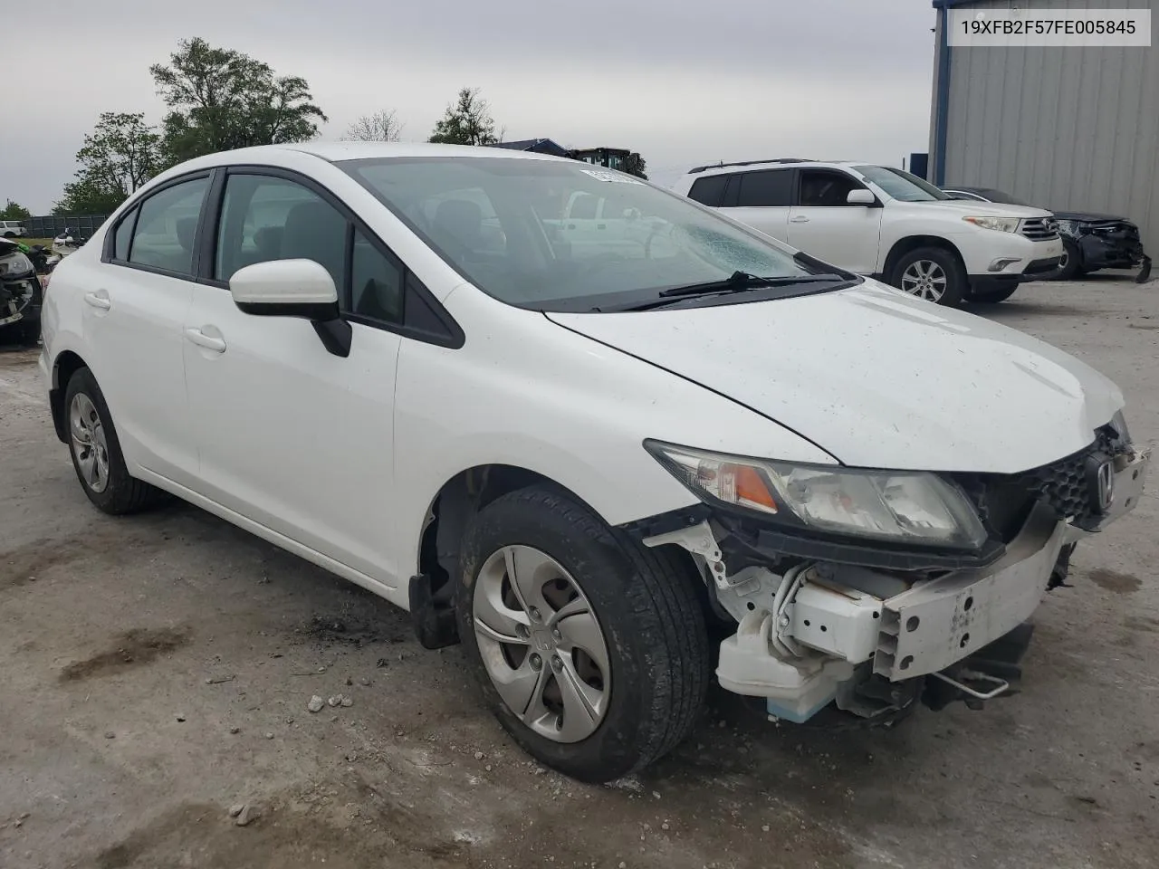 2015 Honda Civic Lx VIN: 19XFB2F57FE005845 Lot: 52137864