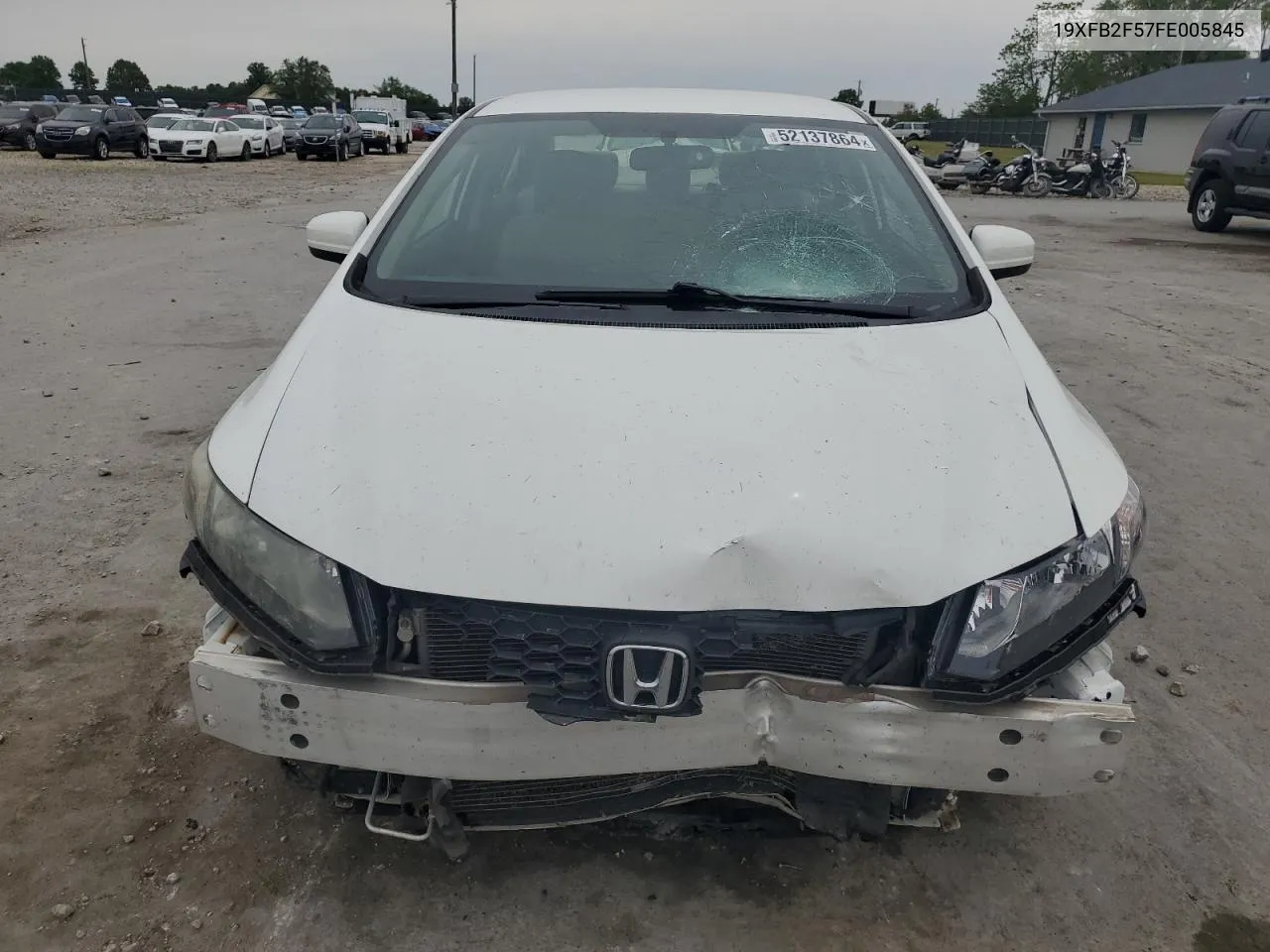 2015 Honda Civic Lx VIN: 19XFB2F57FE005845 Lot: 52137864