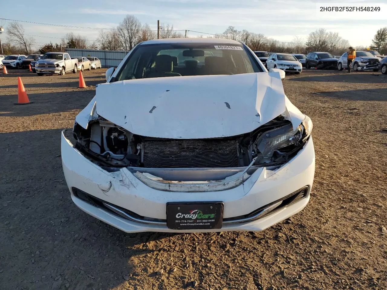 2015 Honda Civic Lx VIN: 2HGFB2F52FH548249 Lot: 52446174