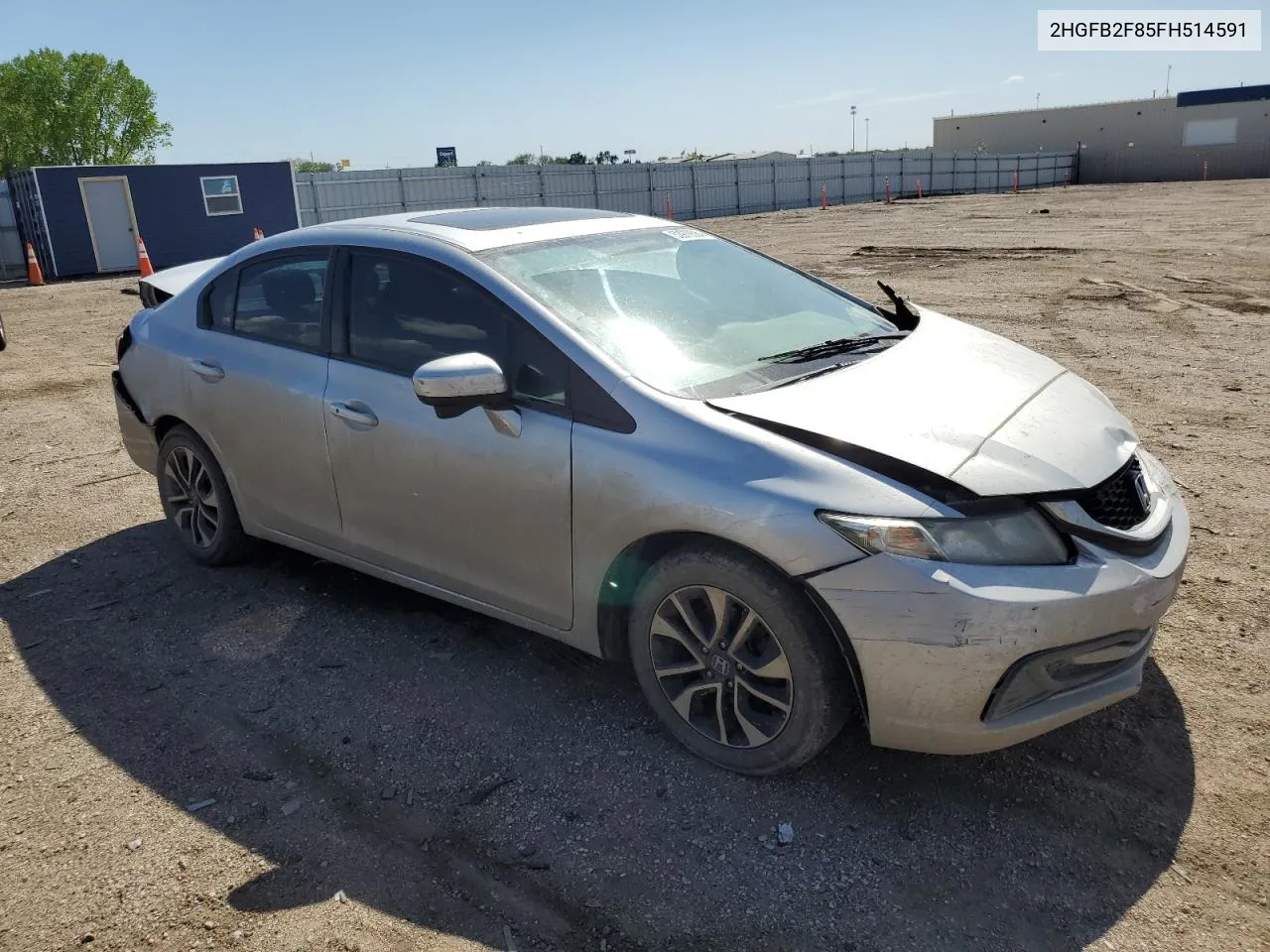 2HGFB2F85FH514591 2015 Honda Civic Ex