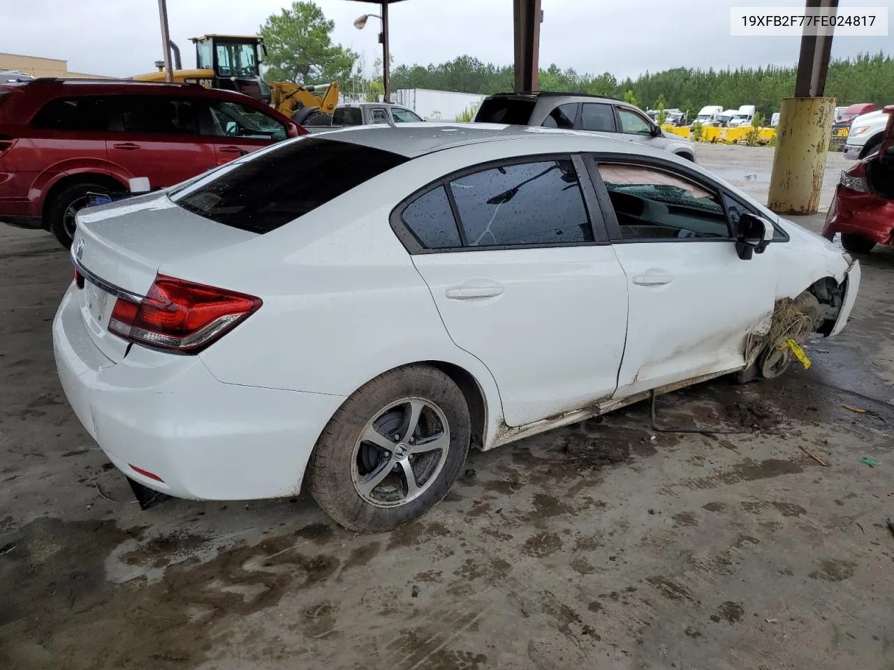 2015 Honda Civic Se VIN: 19XFB2F77FE024817 Lot: 54651734