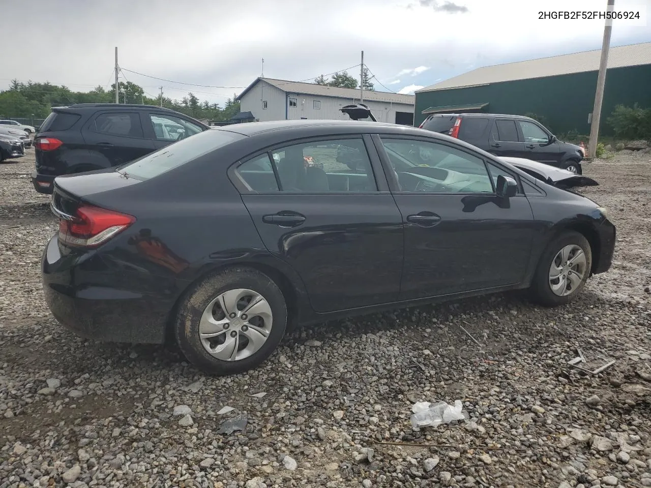 2015 Honda Civic Lx VIN: 2HGFB2F52FH506924 Lot: 56931834