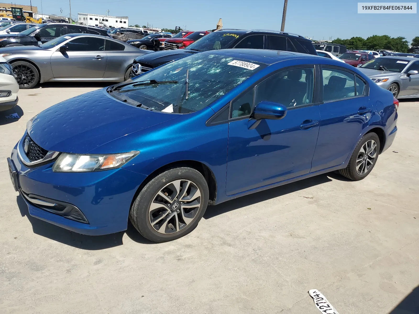 2015 Honda Civic Ex VIN: 19XFB2F84FE067844 Lot: 57788924