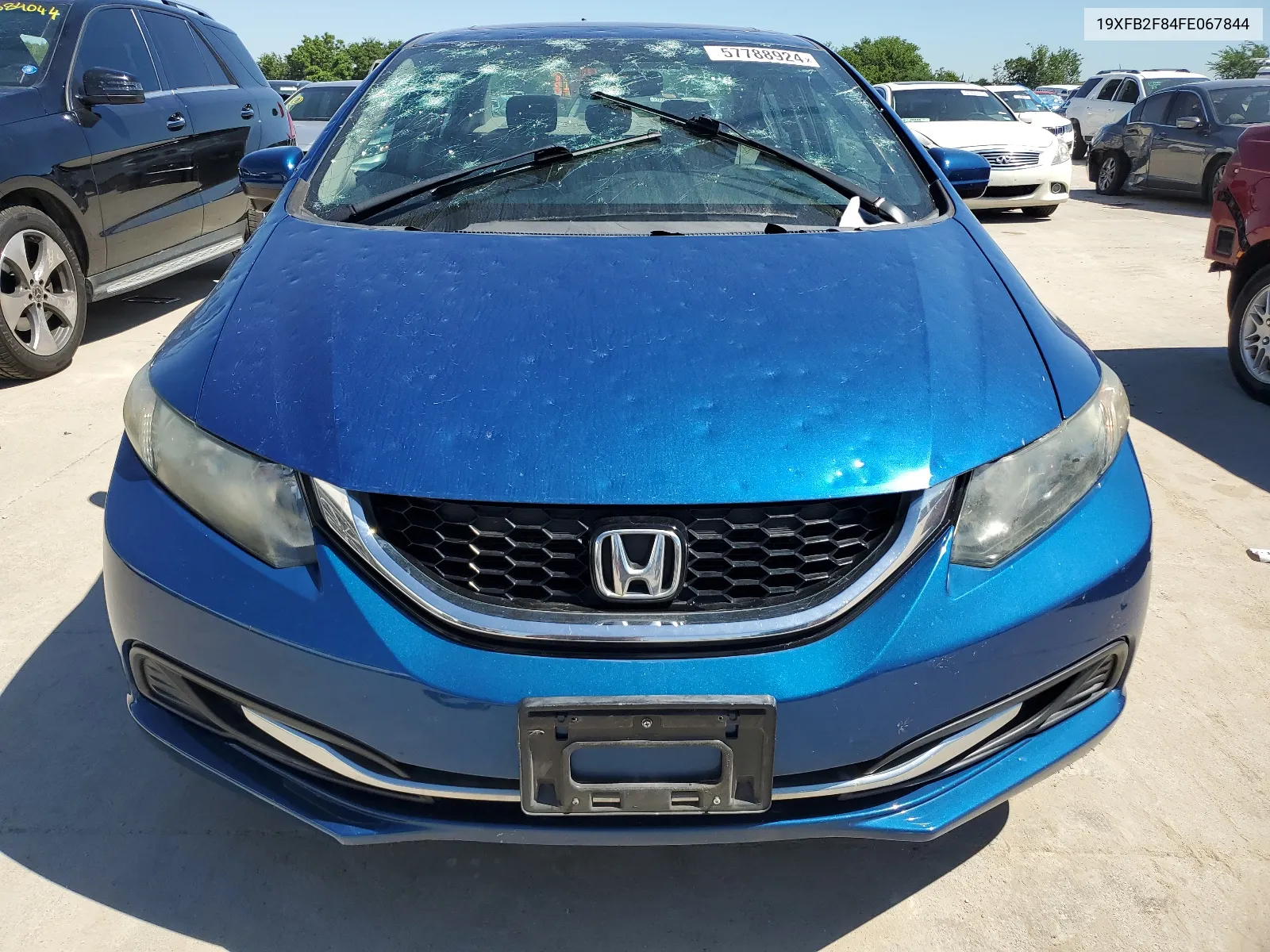 2015 Honda Civic Ex VIN: 19XFB2F84FE067844 Lot: 57788924