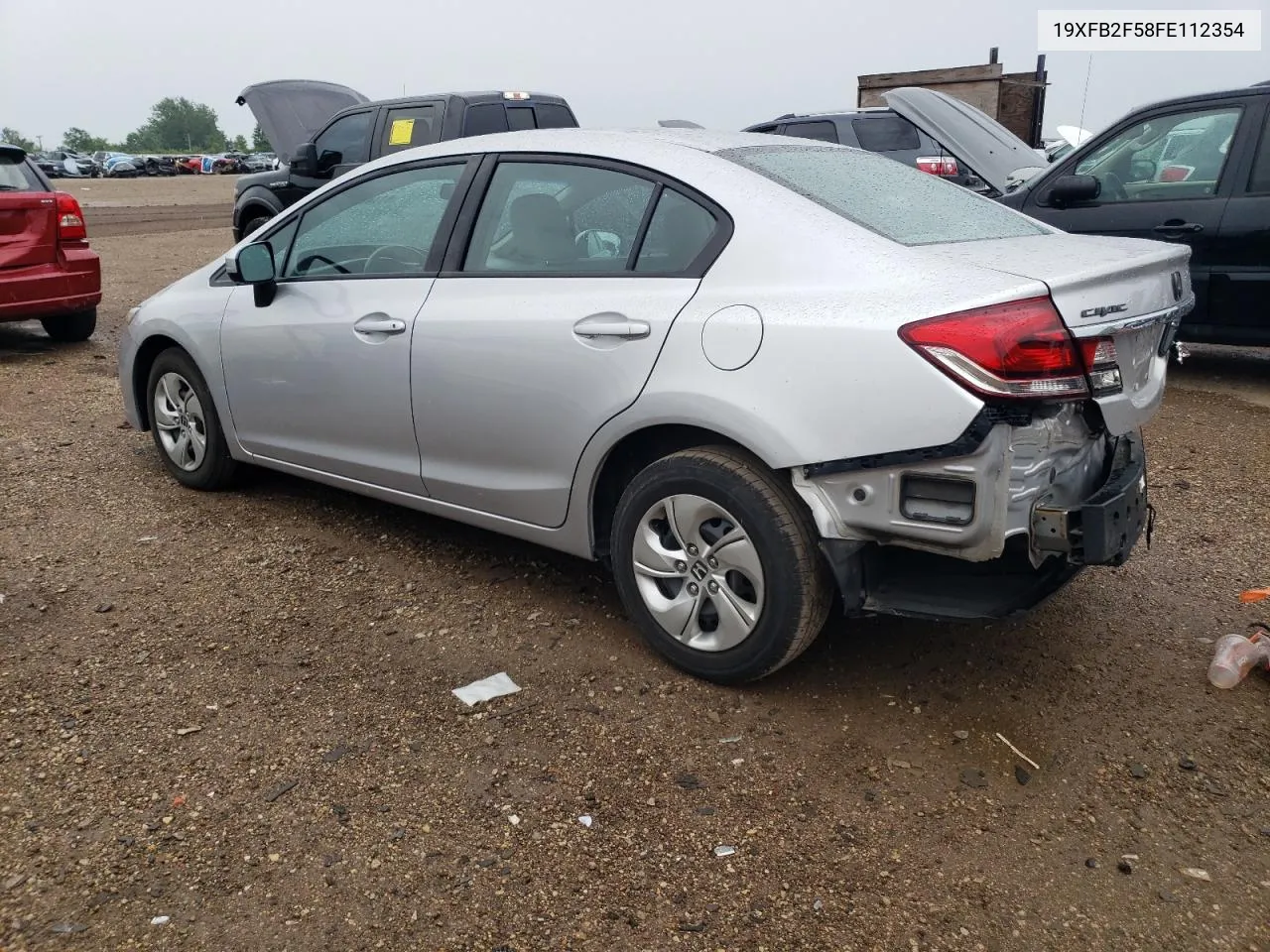 2015 Honda Civic Lx VIN: 19XFB2F58FE112354 Lot: 61145634