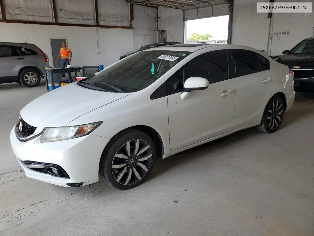 2015 Honda Civic Exl VIN: 19XFB2F97FE007145 Lot: 61611194