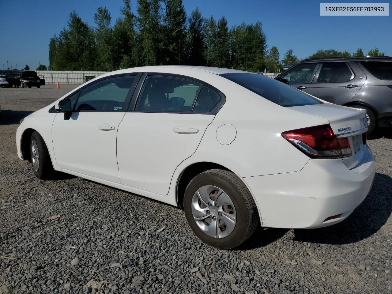 2015 Honda Civic Lx VIN: 19XFB2F56FE703993 Lot: 62680954