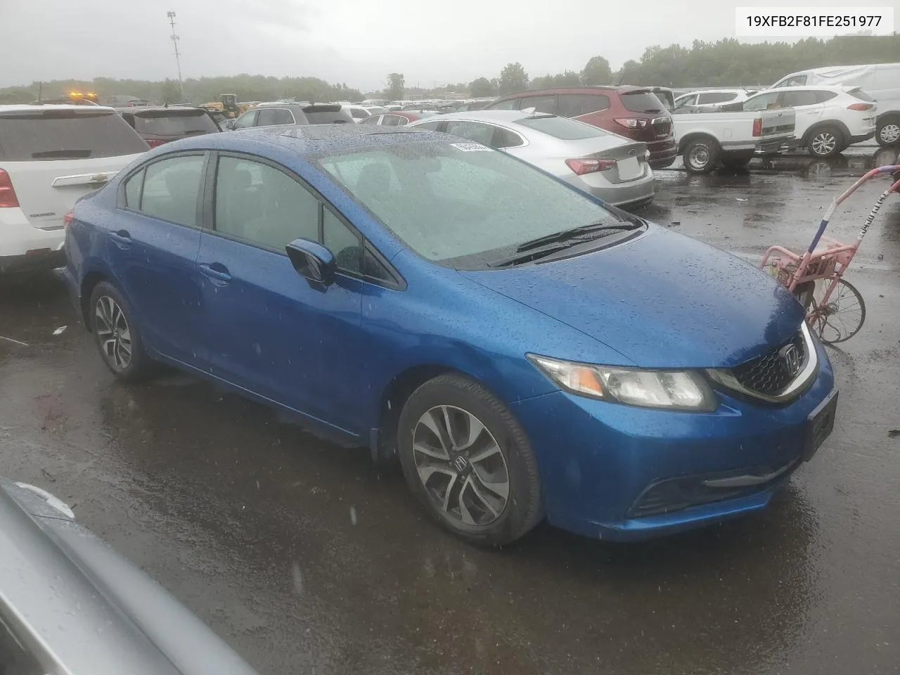 2015 Honda Civic Ex VIN: 19XFB2F81FE251977 Lot: 66406884