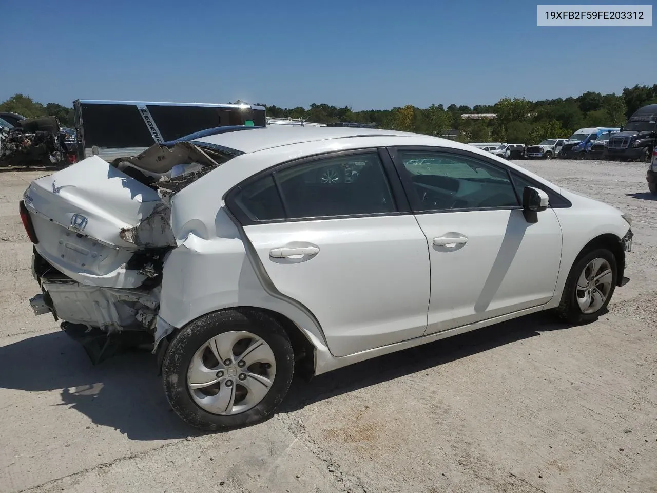 2015 Honda Civic Lx VIN: 19XFB2F59FE203312 Lot: 68606854