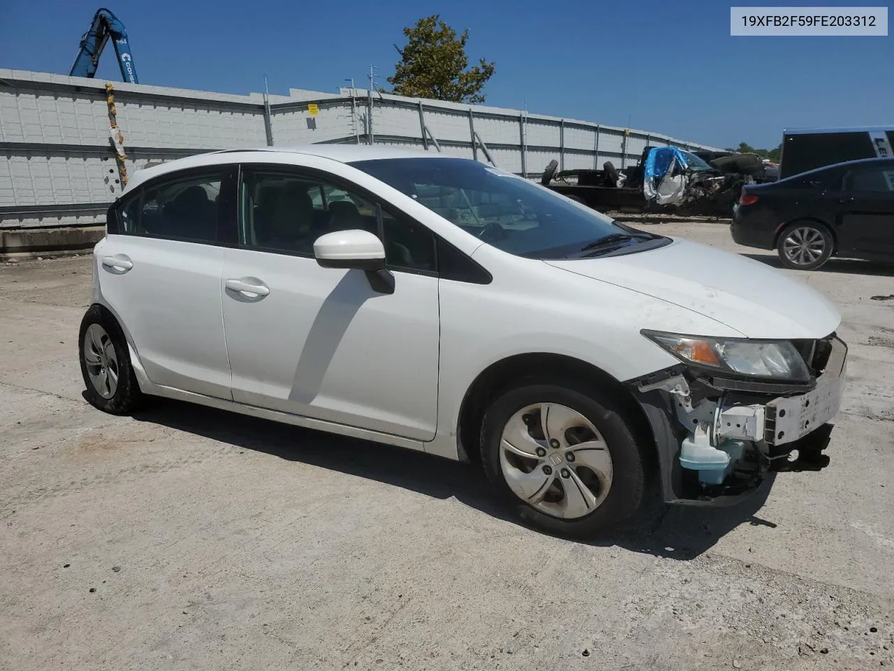 2015 Honda Civic Lx VIN: 19XFB2F59FE203312 Lot: 68606854