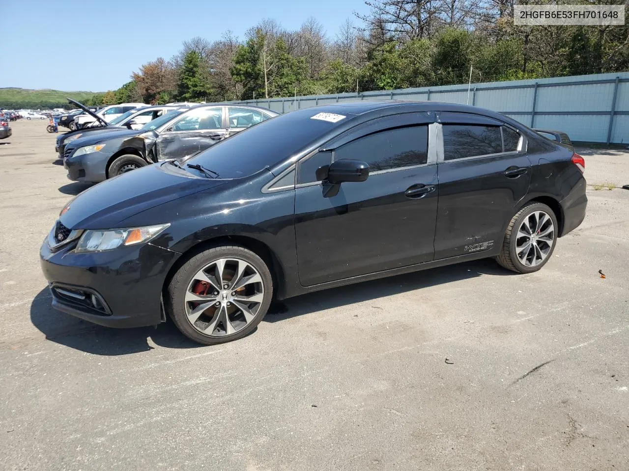 2015 Honda Civic Si VIN: 2HGFB6E53FH701648 Lot: 68798774