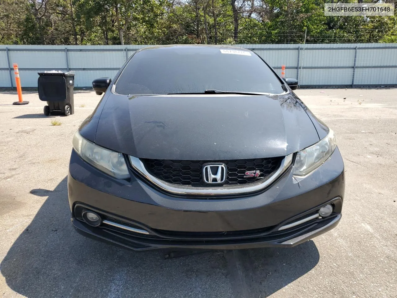 2015 Honda Civic Si VIN: 2HGFB6E53FH701648 Lot: 68798774