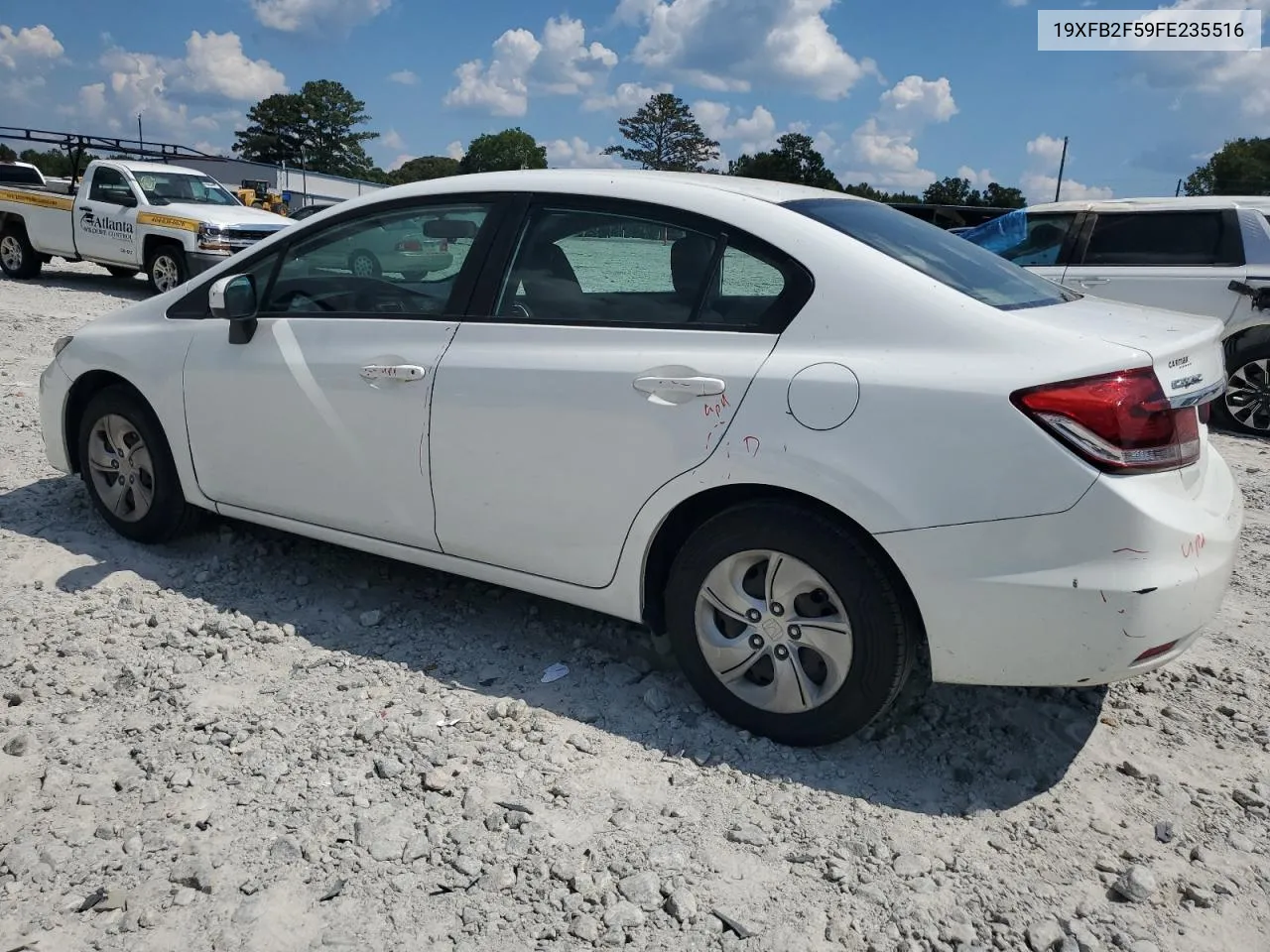 2015 Honda Civic Lx VIN: 19XFB2F59FE235516 Lot: 69002614