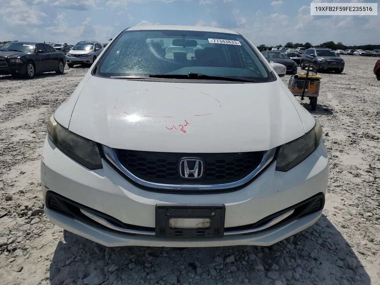 2015 Honda Civic Lx VIN: 19XFB2F59FE235516 Lot: 69002614