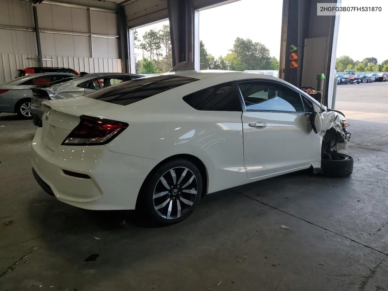 2015 Honda Civic Exl VIN: 2HGFG3B07FH531870 Lot: 69694084