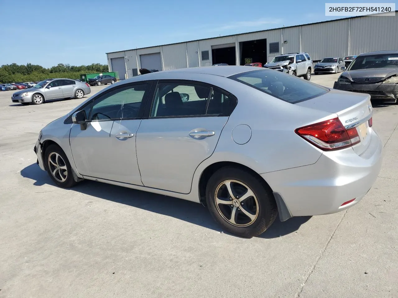 2015 Honda Civic Se VIN: 2HGFB2F72FH541240 Lot: 69891934