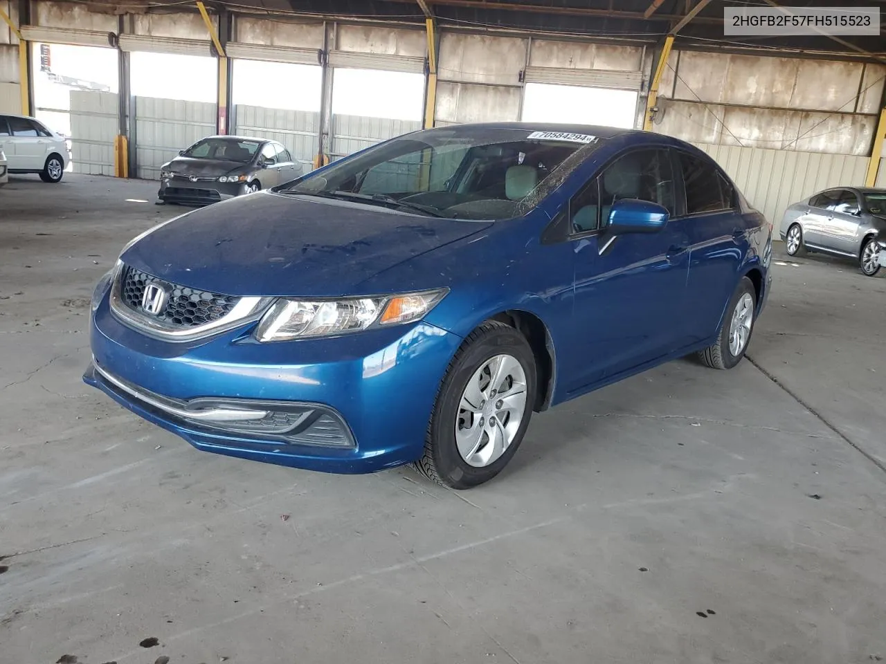 2015 Honda Civic Lx VIN: 2HGFB2F57FH515523 Lot: 70584294