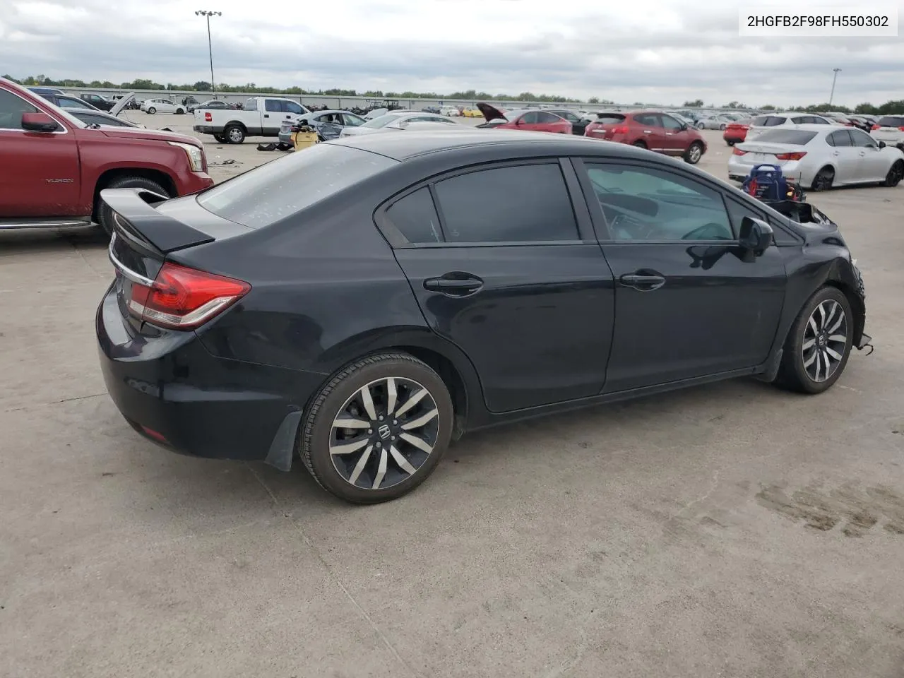 2HGFB2F98FH550302 2015 Honda Civic Exl