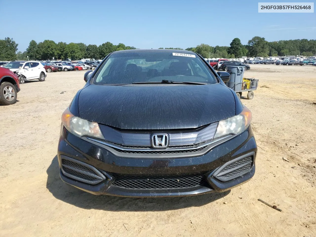 2HGFG3B57FH526468 2015 Honda Civic Lx