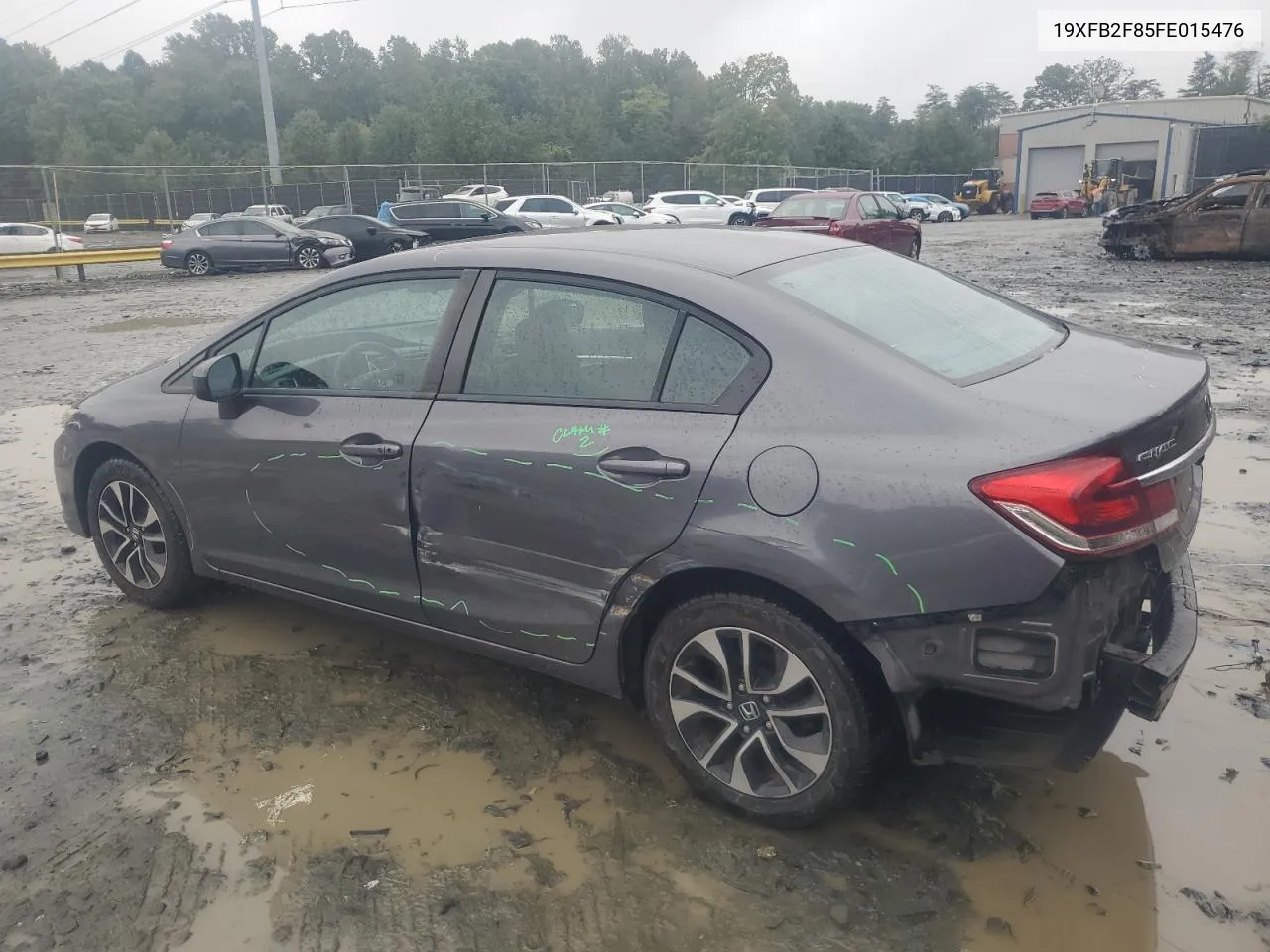 2015 Honda Civic Ex VIN: 19XFB2F85FE015476 Lot: 72747084