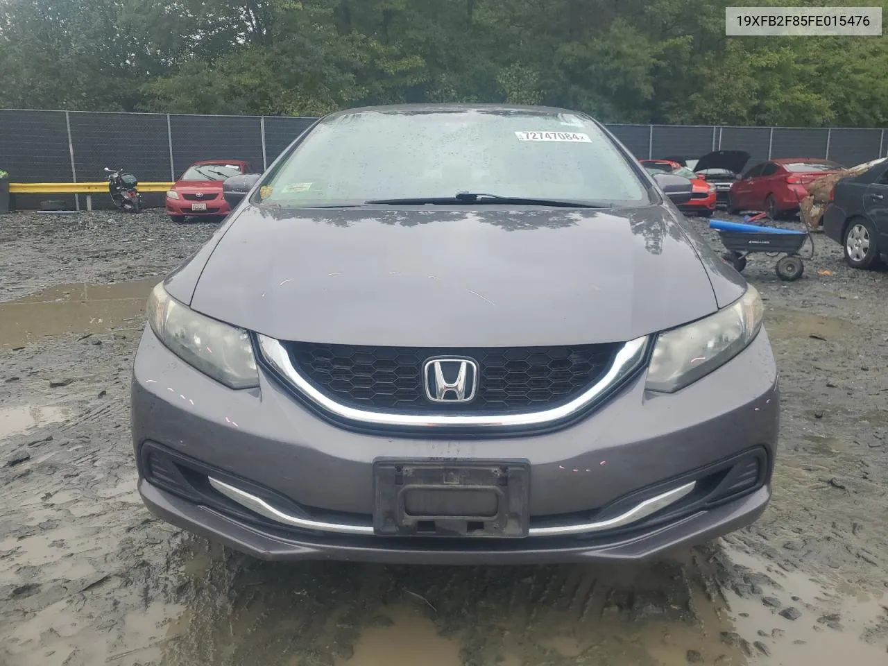 2015 Honda Civic Ex VIN: 19XFB2F85FE015476 Lot: 72747084