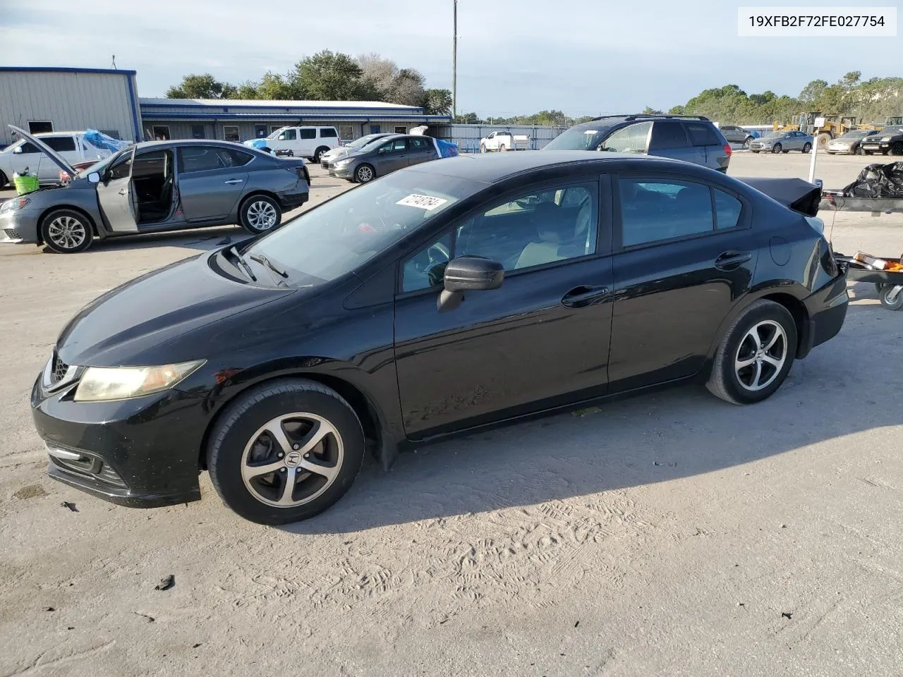 2015 Honda Civic Se VIN: 19XFB2F72FE027754 Lot: 72748764