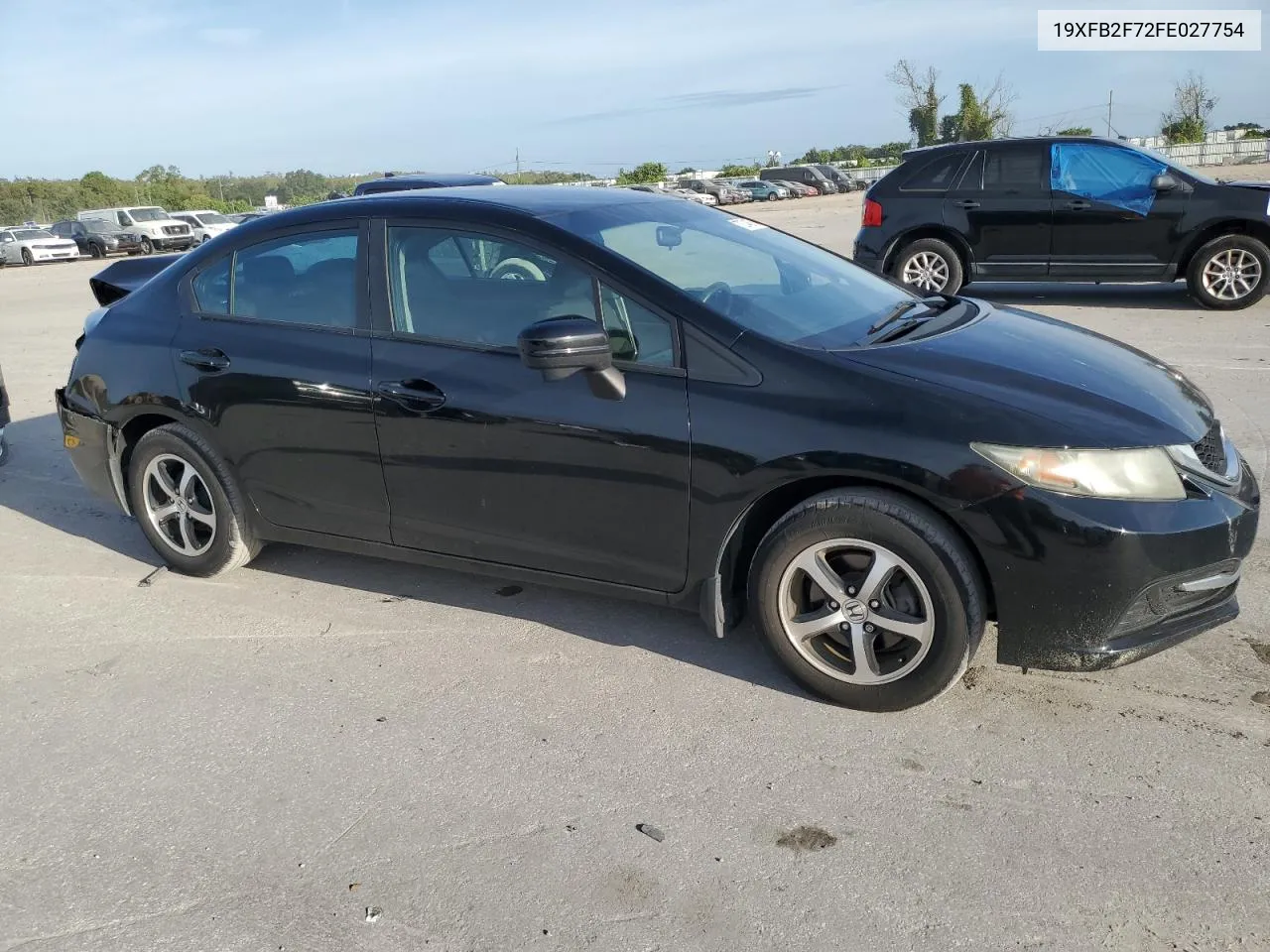 2015 Honda Civic Se VIN: 19XFB2F72FE027754 Lot: 72748764