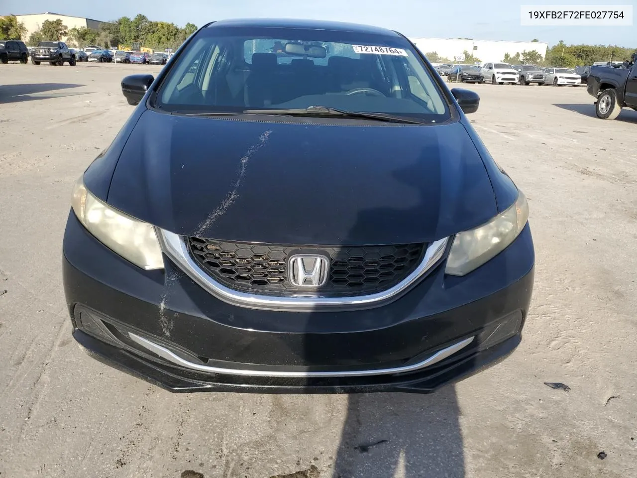 2015 Honda Civic Se VIN: 19XFB2F72FE027754 Lot: 72748764