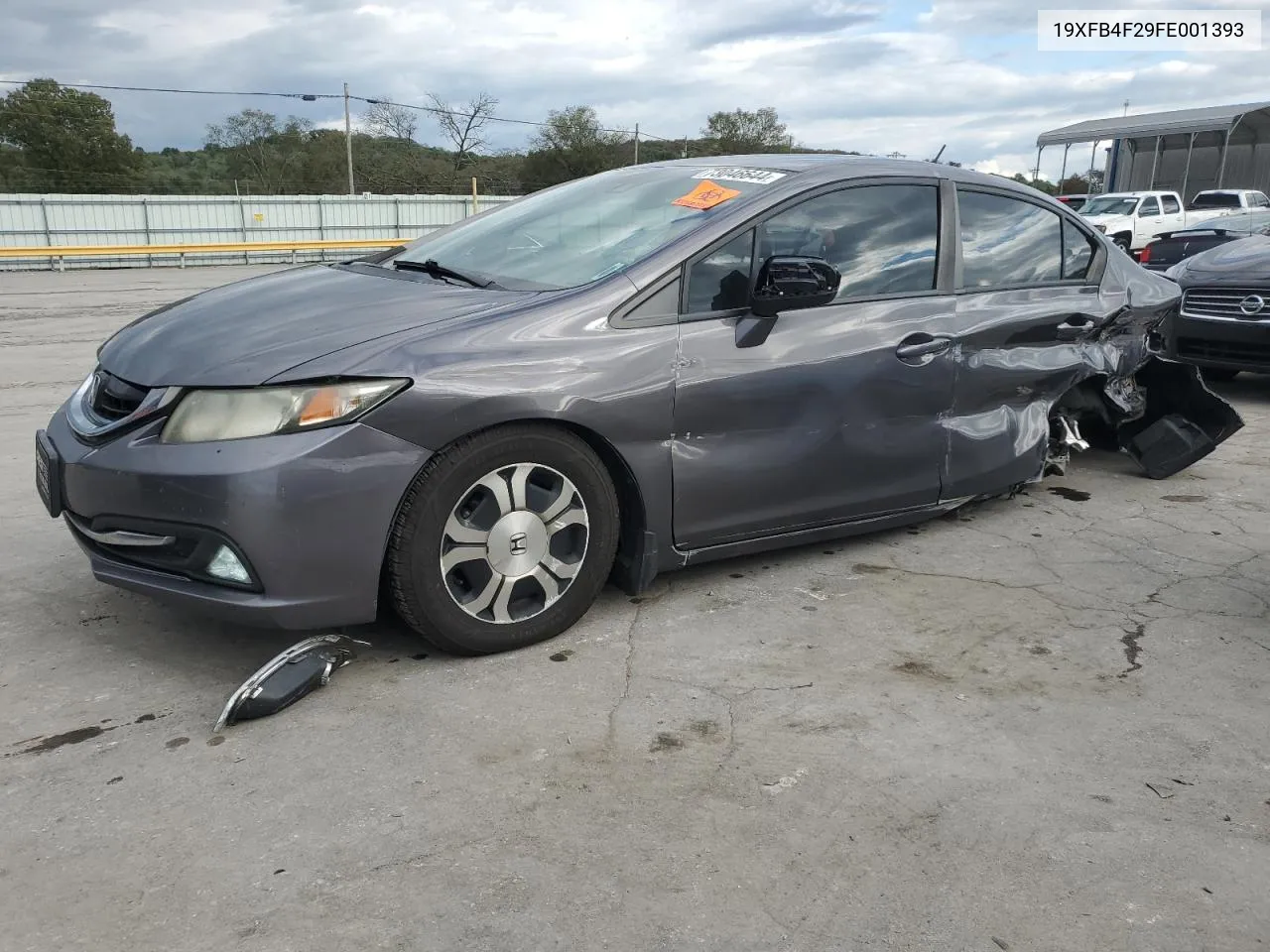 2015 Honda Civic Hybrid VIN: 19XFB4F29FE001393 Lot: 73046644