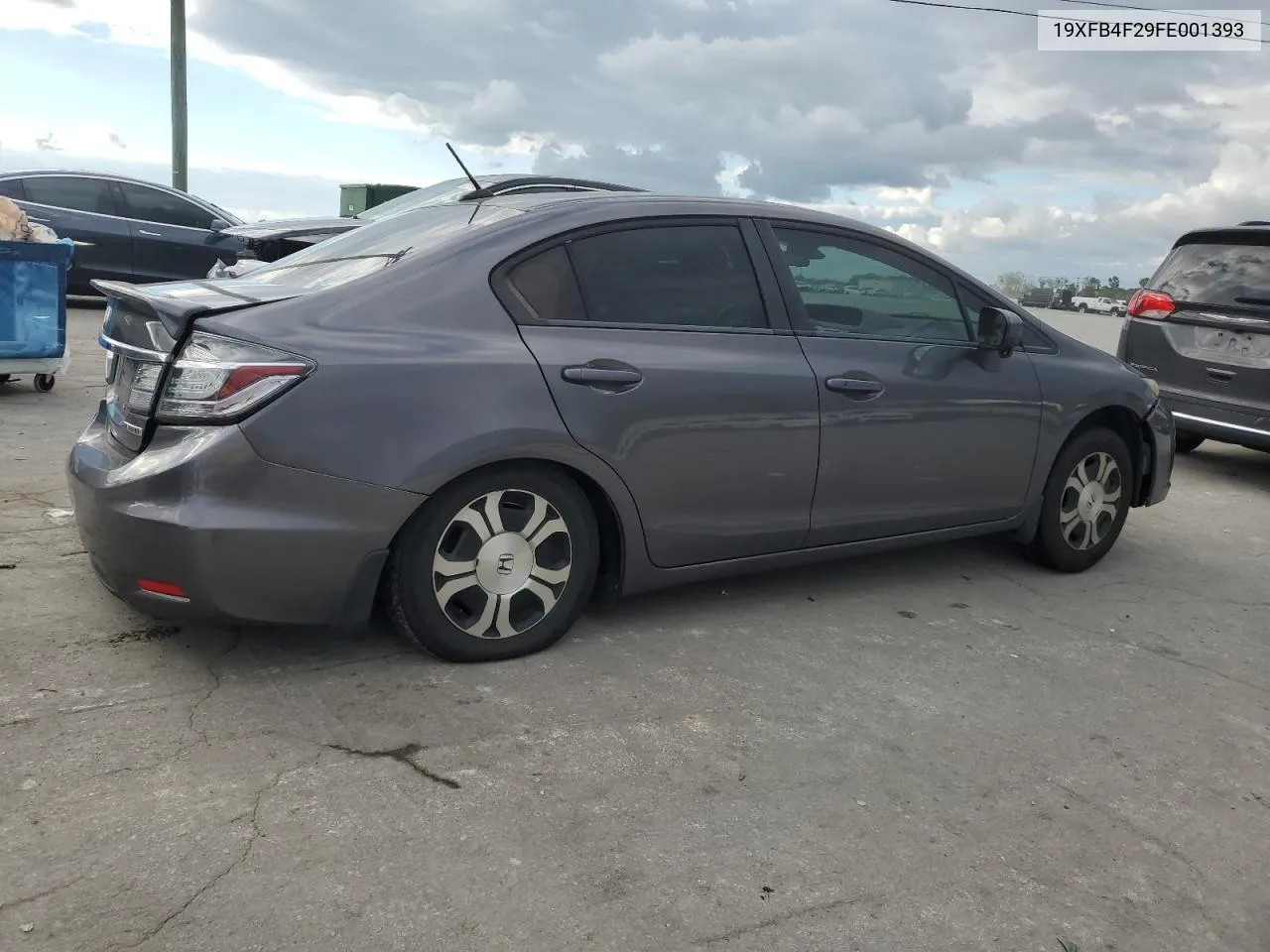 2015 Honda Civic Hybrid VIN: 19XFB4F29FE001393 Lot: 73046644