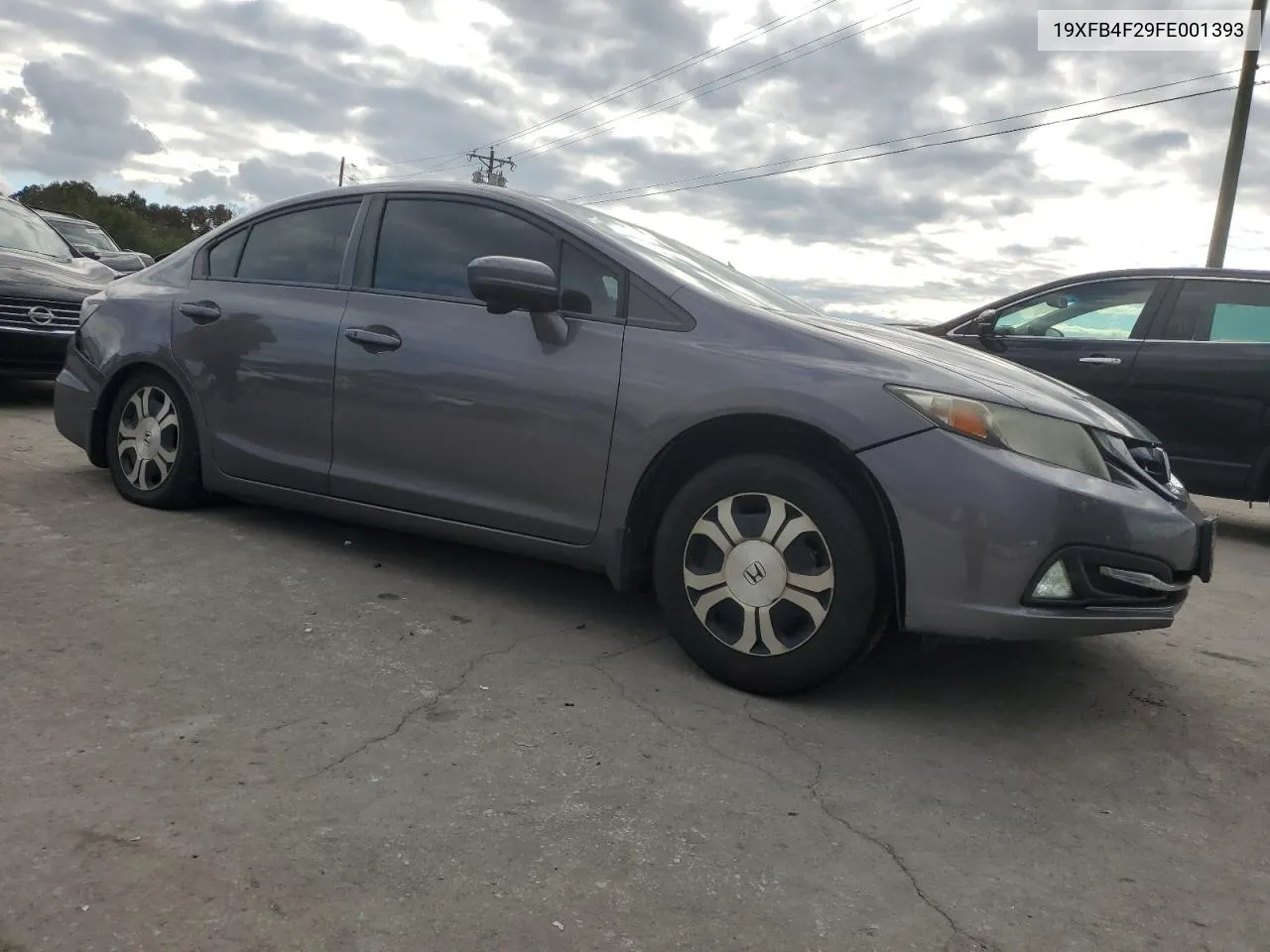 2015 Honda Civic Hybrid VIN: 19XFB4F29FE001393 Lot: 73046644