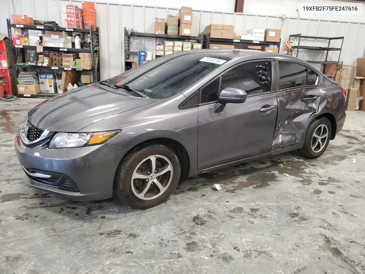 2015 Honda Civic Se VIN: 19XFB2F75FE247616 Lot: 73346764