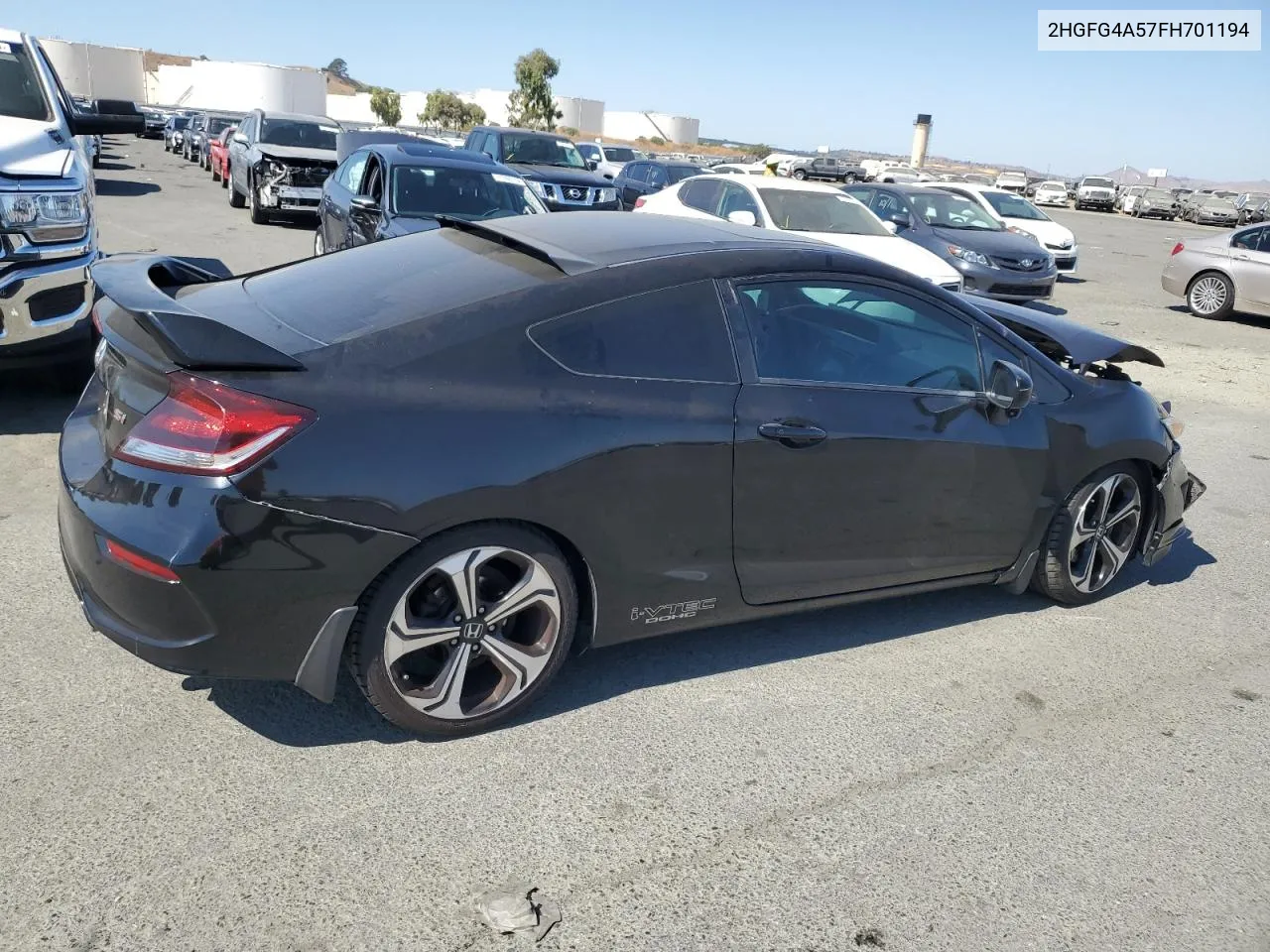 2015 Honda Civic Si VIN: 2HGFG4A57FH701194 Lot: 73808024