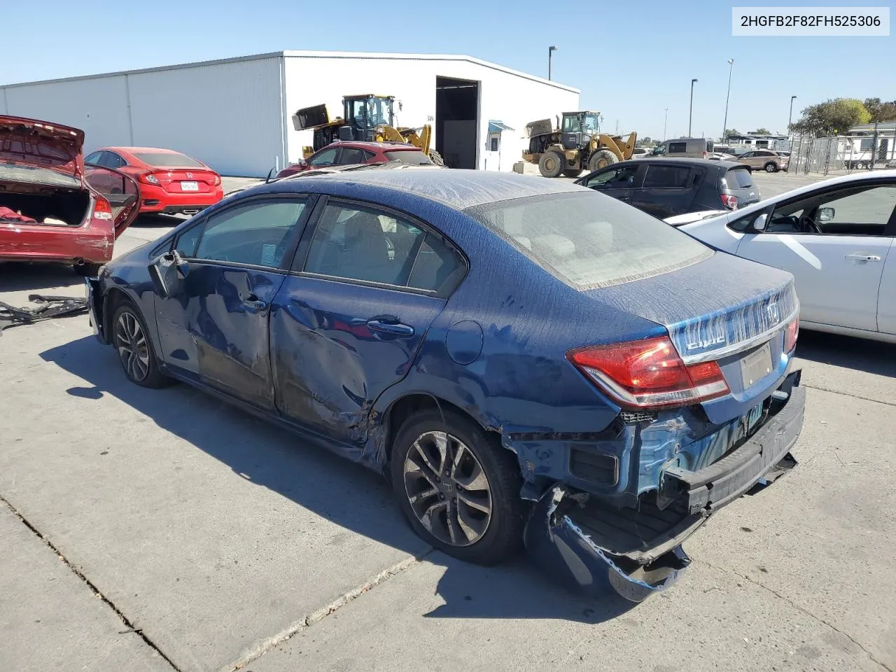 2015 Honda Civic Ex VIN: 2HGFB2F82FH525306 Lot: 74014604