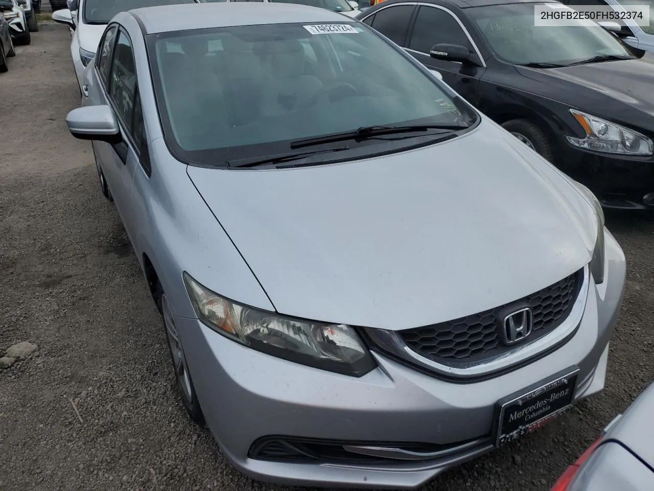 2HGFB2E50FH532374 2015 Honda Civic Lx