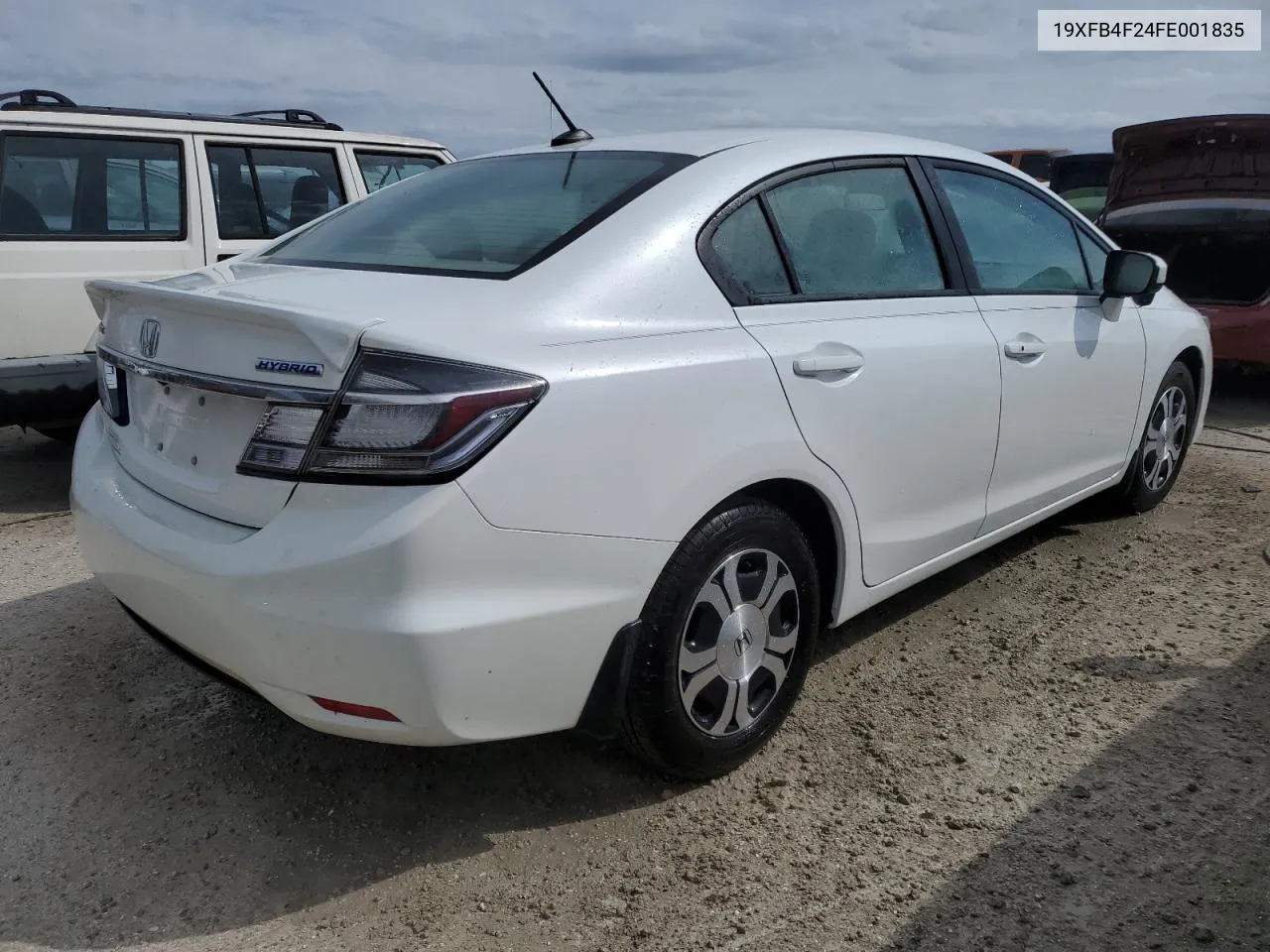 2015 Honda Civic Hybrid VIN: 19XFB4F24FE001835 Lot: 75271724