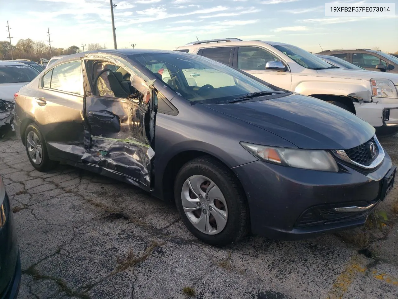 2015 Honda Civic Lx VIN: 19XFB2F57FE073014 Lot: 75505934