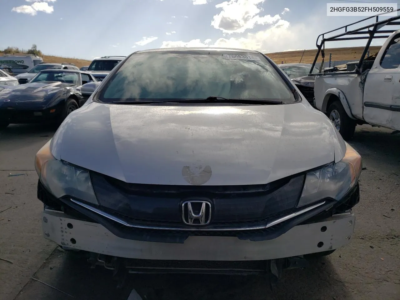 2015 Honda Civic Lx VIN: 2HGFG3B52FH509559 Lot: 76083014