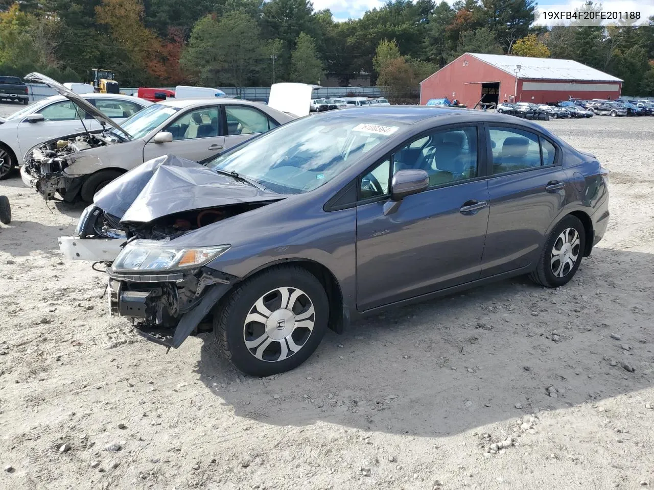 2015 Honda Civic Hybrid VIN: 19XFB4F20FE201188 Lot: 76100364