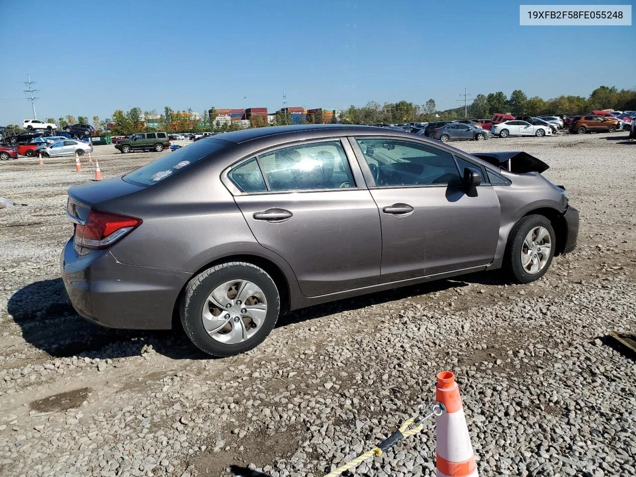 2015 Honda Civic Lx VIN: 19XFB2F58FE055248 Lot: 76142724